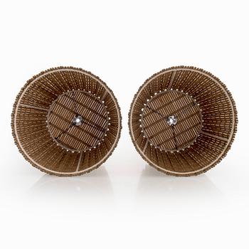 Paavo Tynell, Two 1940s table lamps for Taito and Kauklahden Lasitehdas.