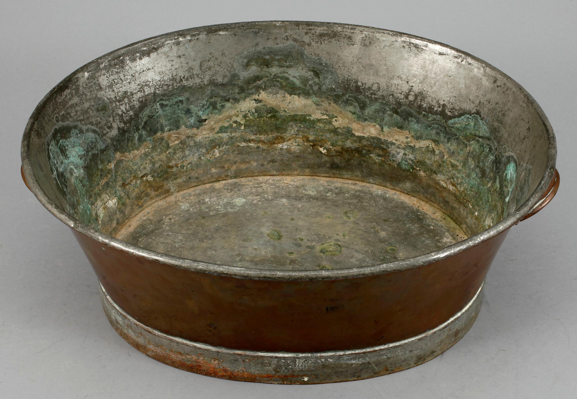 BALJOR, 2 st, koppar, 1800/1900-tal.
