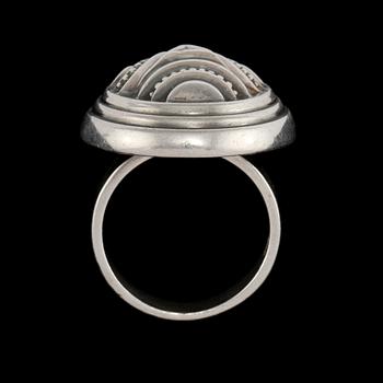 RING, sterlingsilver, Kalevala, Helsingfors, 1989. Vikt 8 g.