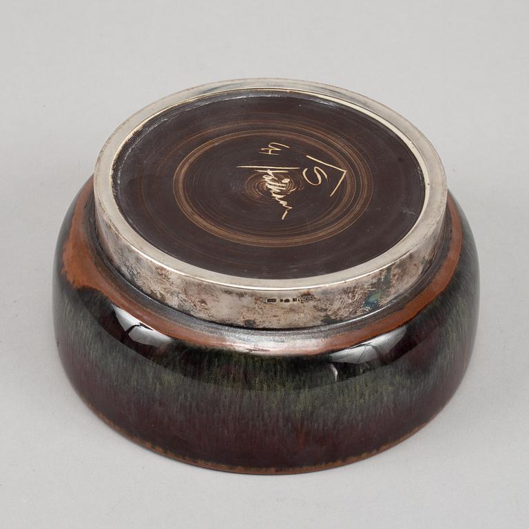 Carl-Harry Stålhane, a stoneware bowl, Designhuset, 1970's.