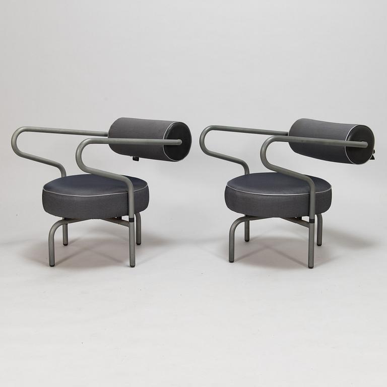 A pair of Danish open armchairs, The Natural Choice, Denmark.