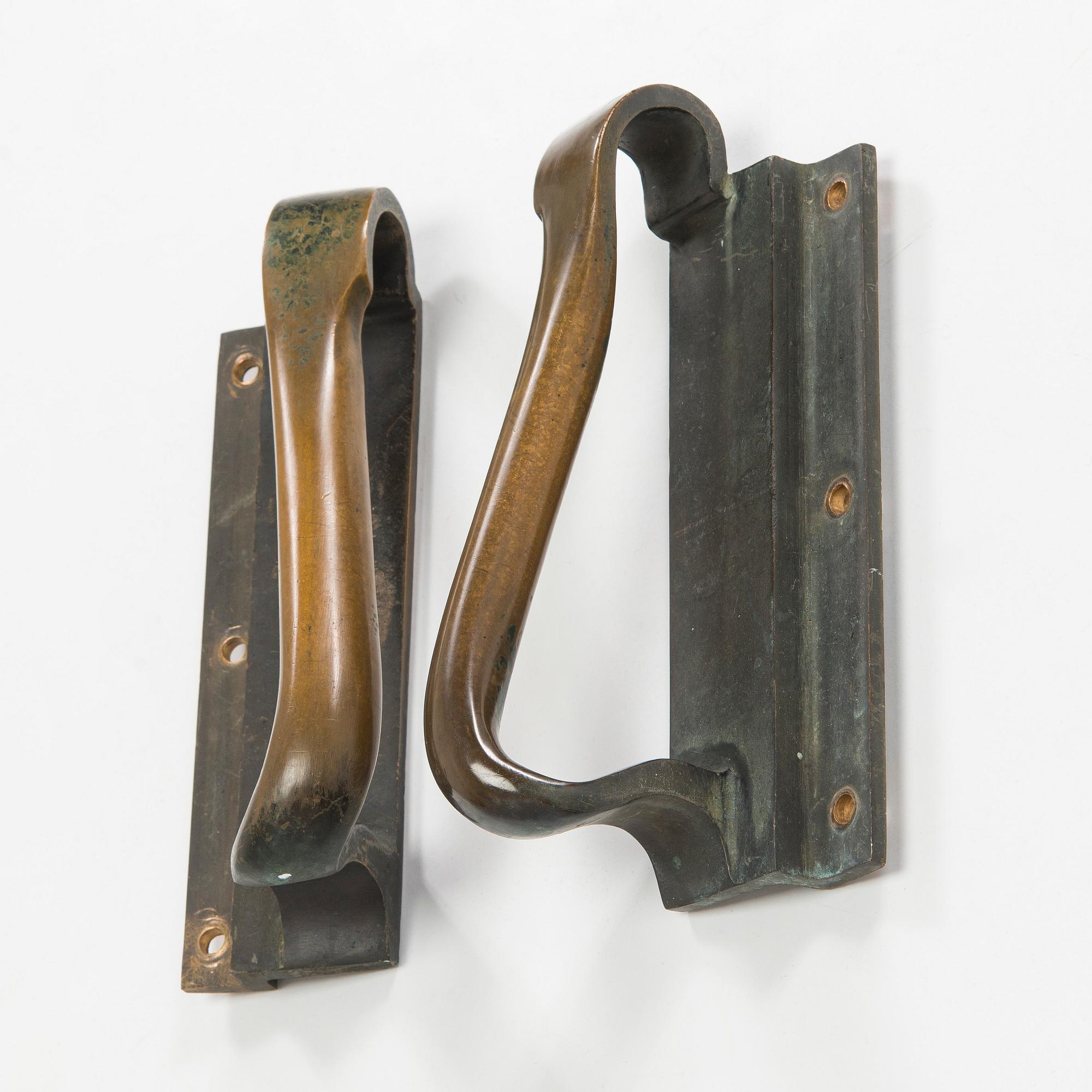 Alvar Aalto, a pair of doorhandles for Valaistustyö.