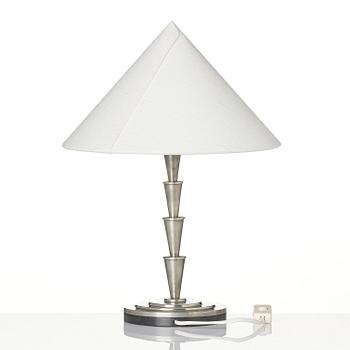 Sylvia Stave, attributed to, a rare table lamp model "5117", C.G. Hallberg, Stockholm, 1930s.