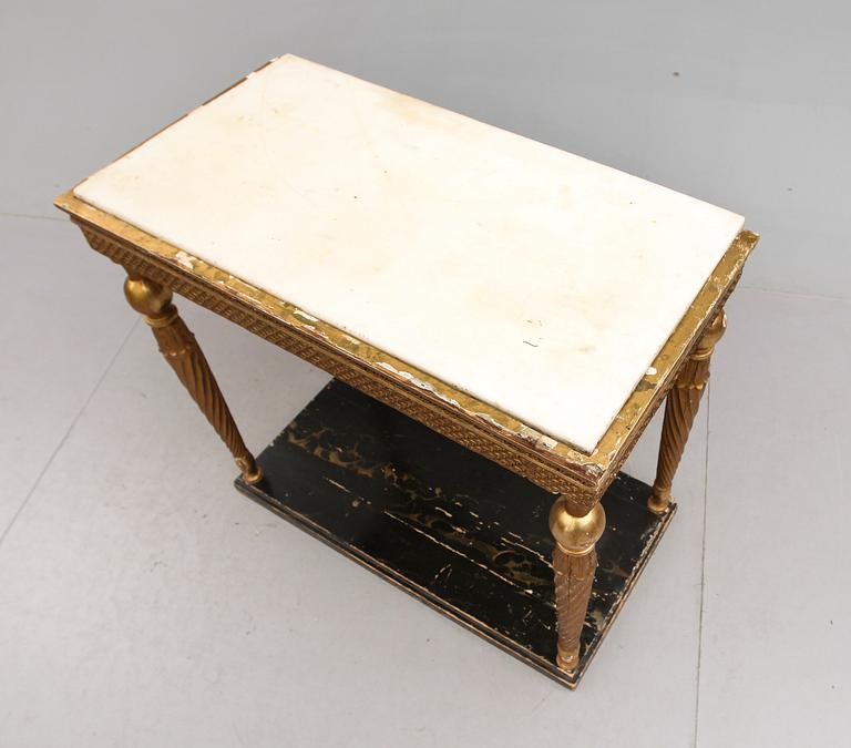 KONSOLBORD, sengustavianskt, omkring år 1800.