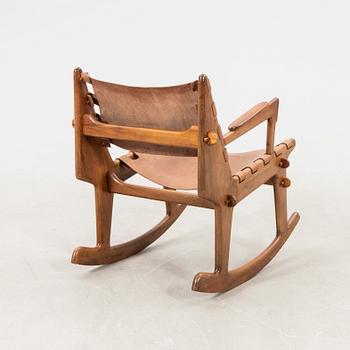 Angel Pazmino, rocking chair Setca Cuenca Ecuador 1960s.