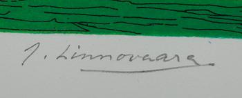 JUHANI LINNOVAARA, serigrafia, signeerattu, päivätty III/XXV.