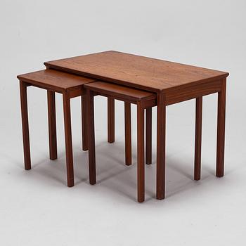 Three part serial table, 1960s.