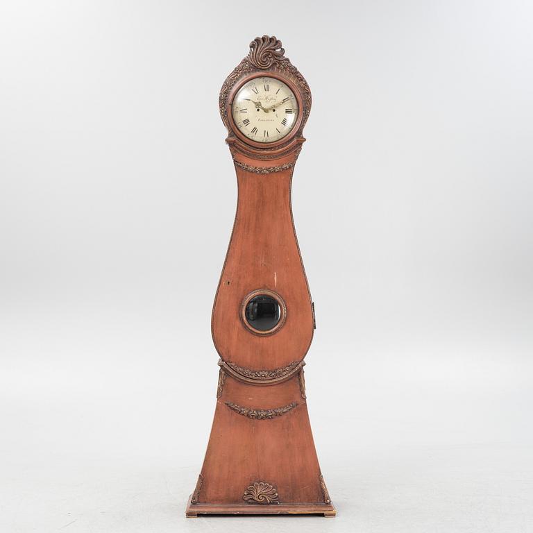 A Swedish Rococo longcase clock by Eric Wasberg, Eskilstuna (1731-1774).