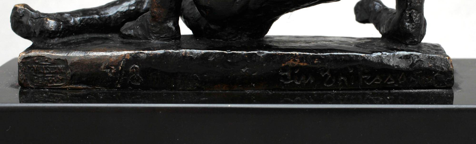 LISS ERIKSSON, skulptur, brons, sign o numrerad 4/8. Gjutarmärkt Cire Perdue Valsuani.