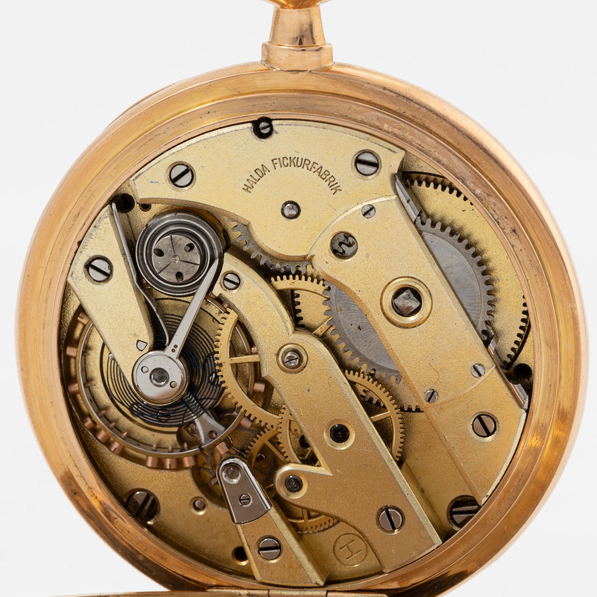 Halda, pocket watch, 50 mm.