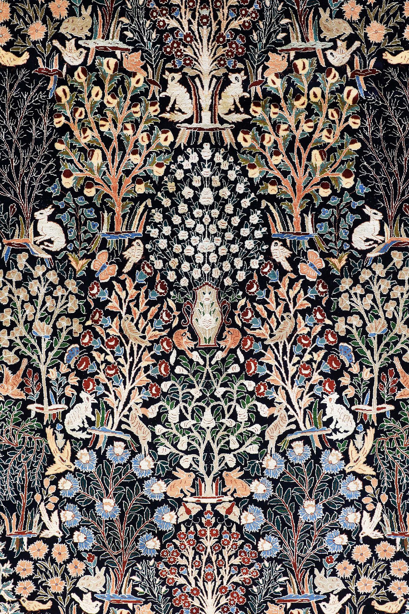 A RUG, Figural Nain, so called 6 LAA, ca 283 x 180 cm.