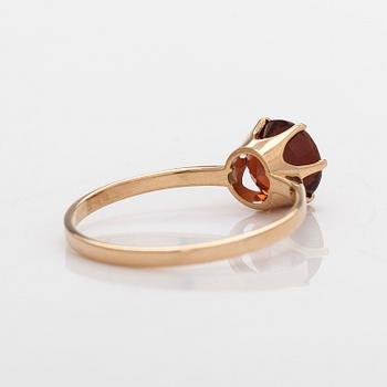 Ring, 14K guld och turmalin, finska stämplar 1996.