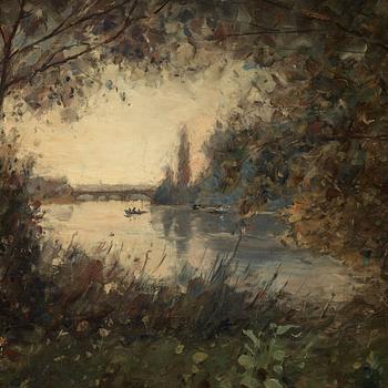 Per Ekström, French river landscape.