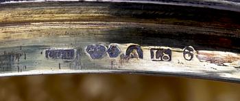 DRYCKESKANNA, silver, C.G Hallberg, Stockholm,1932. Vikt 442 g.