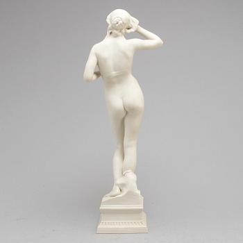 PER HASSELBERG, efter. Figurin, parian, Gustafsberg daterad 99.