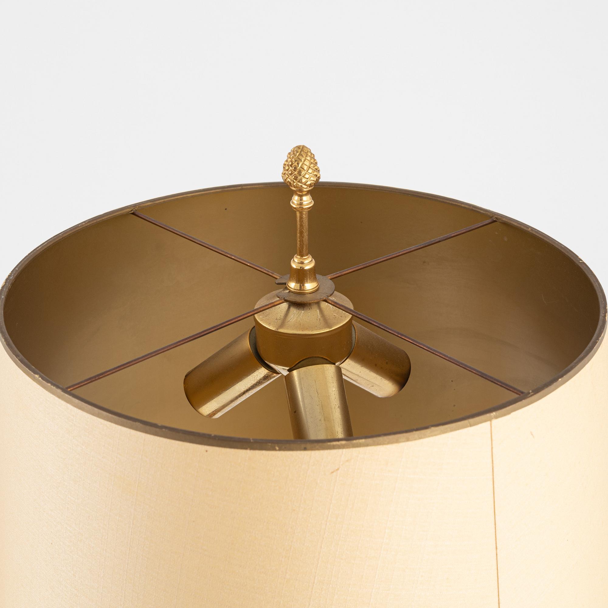 Table lamps, two similar ones, probably Maison Charles, second half of the 20th century.
