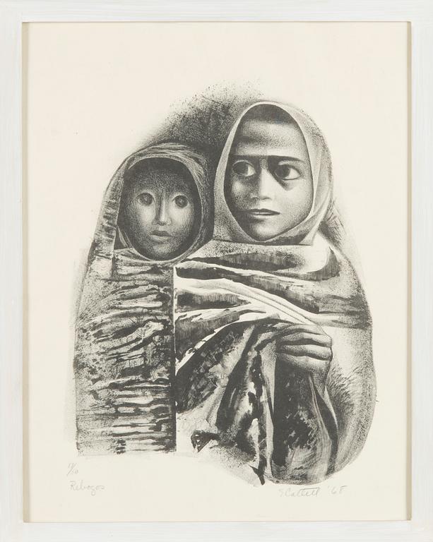 Elizabeth Catlett, "Rebozos".