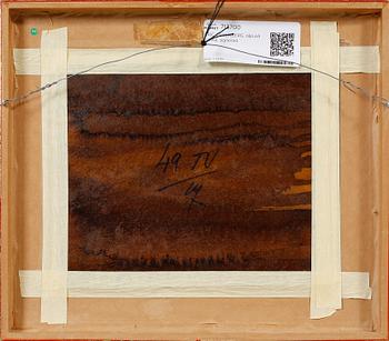 ERIC CEDERBERG, olja på pannå, signerad.