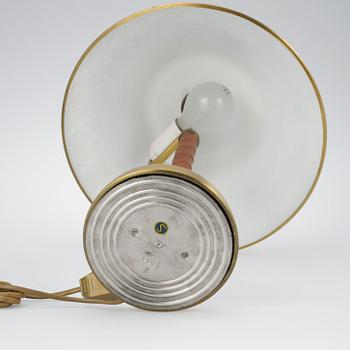 BORDSLAMPA, Sverige, 1900-talets andra hälft.
