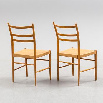 Six Yngve Ekström "Gracell" chairs from Gemla, 1950s / 60s.