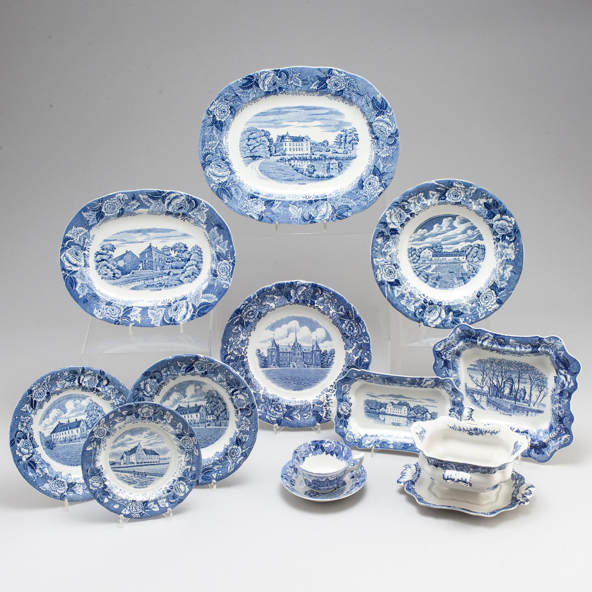 132 psc creamware 'Skåne', Rörstrand (1915-48).