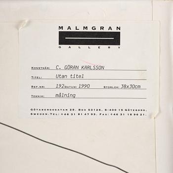 C Göran Karlsson, Untitled.