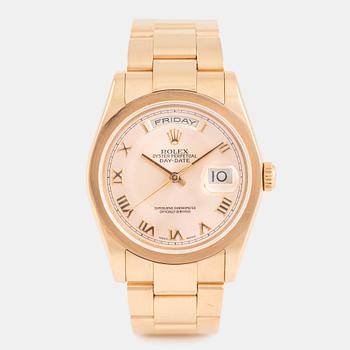 Rolex, Day-Date, "Pink Roman Dial", ca 2001.