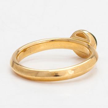 Georg Jensen, Ring, "Moonrise", 18K guld och cabochonslipad peridot.