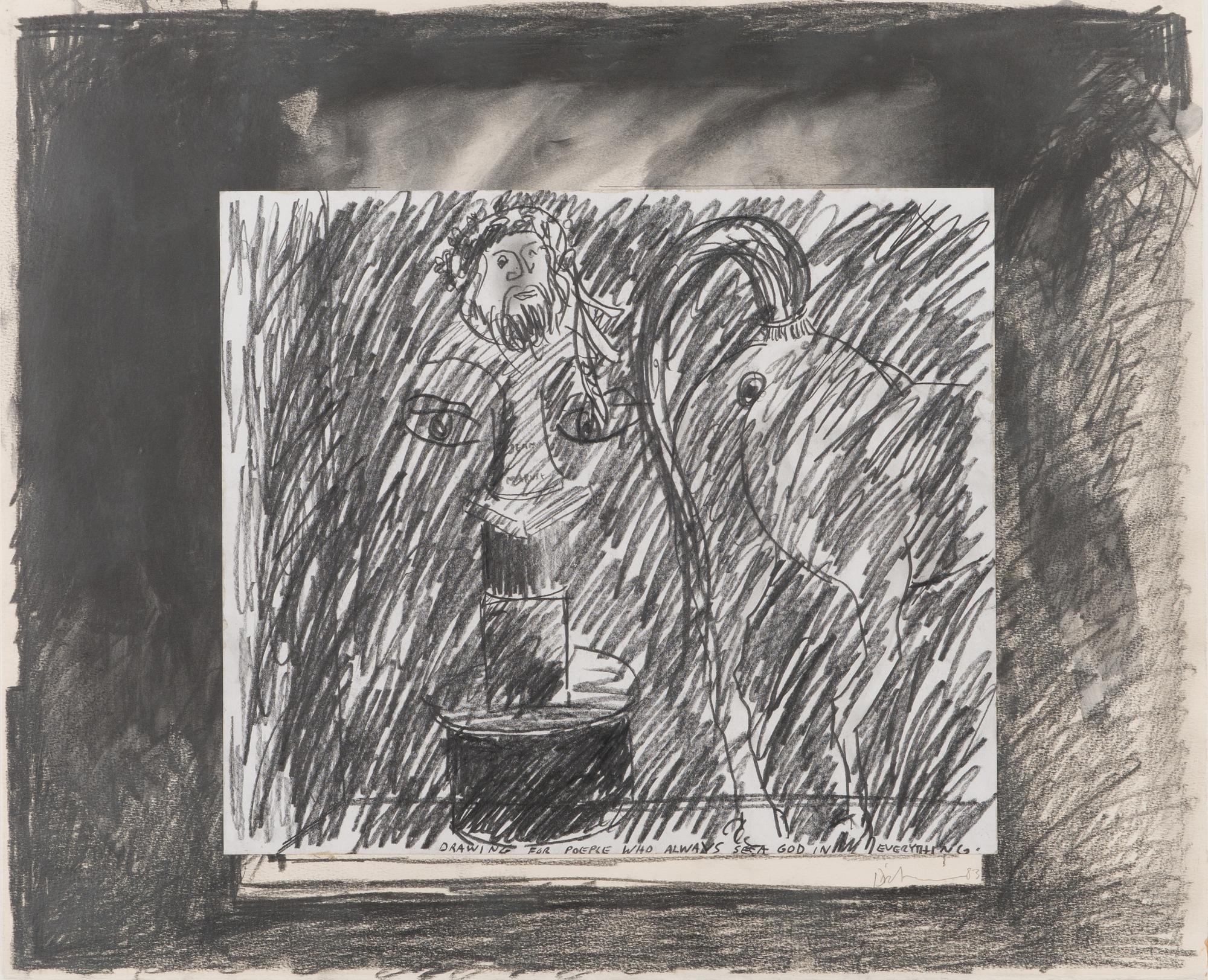 Erik Dietman, mixed media, signed and dated -83.