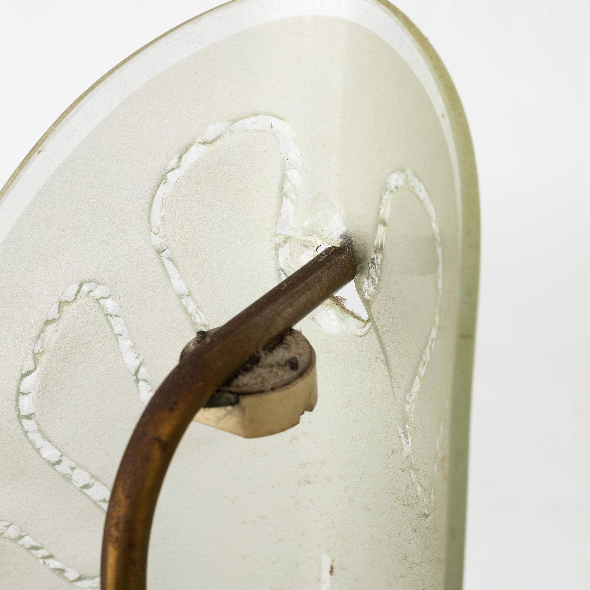 A Swedish Modern ceiling lamp, mid-20th Century.