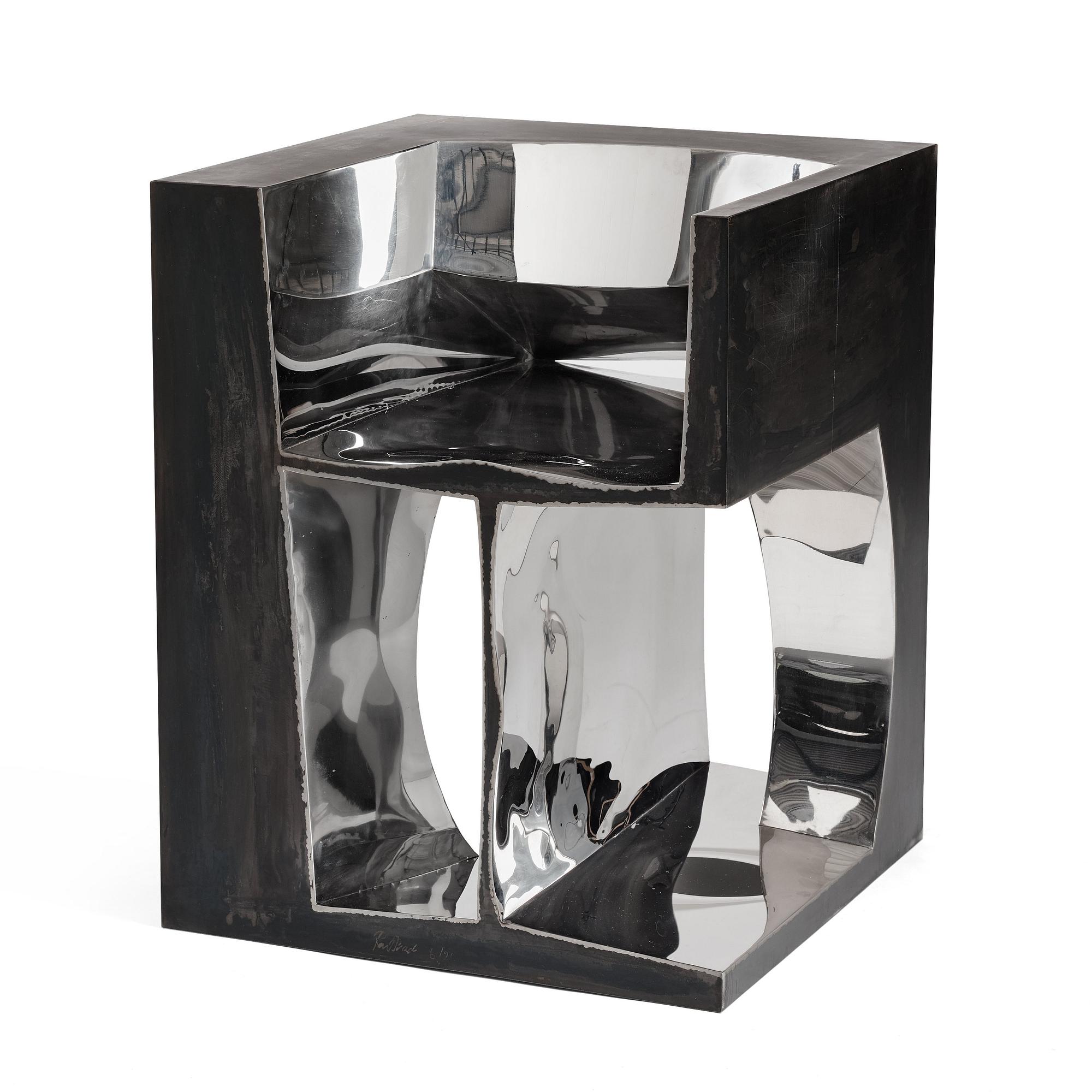 Ron Arad, a "2 R NOT" chair, 1992, no 6 in an edition of 20.