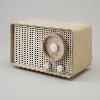 ARTUR BRAUN & FRITZ EICHLER, tube radio, "Kleinsuper - SK2", Braun, designed in 1955.