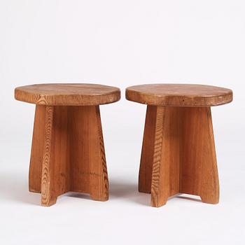 David Rosén, "Berga", pallar, 2 st, Nordiska Kompaniet 1940-tal.