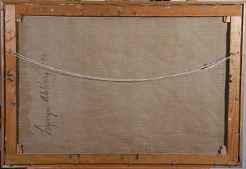 LYNGE-AHLBERG, EINAR. Olja på duk, sign. "E.L.A".