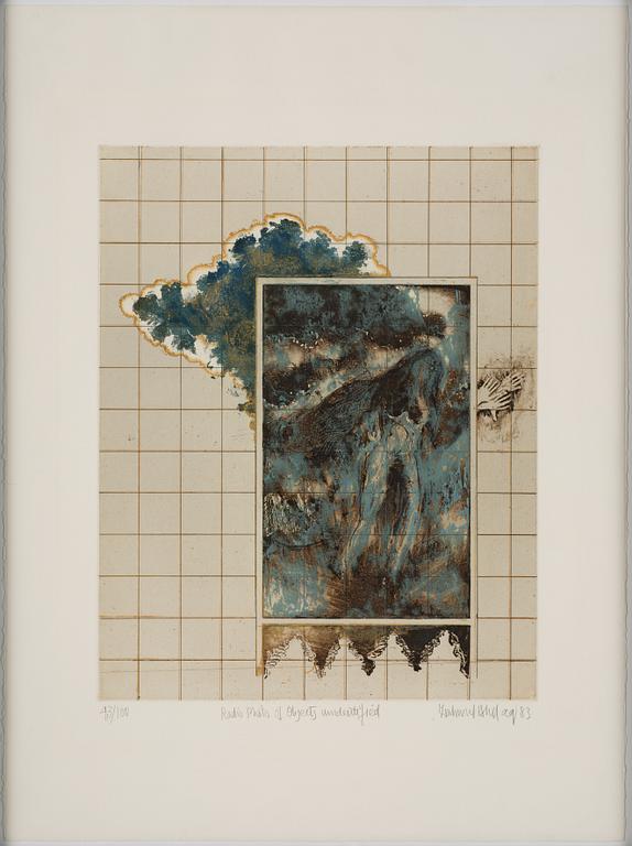 Zahoor ul Akhlaq, "Radio Photo of Objects Unidentified" from: "Hommage aux Prix Nobel" (Nobel Prize folder).