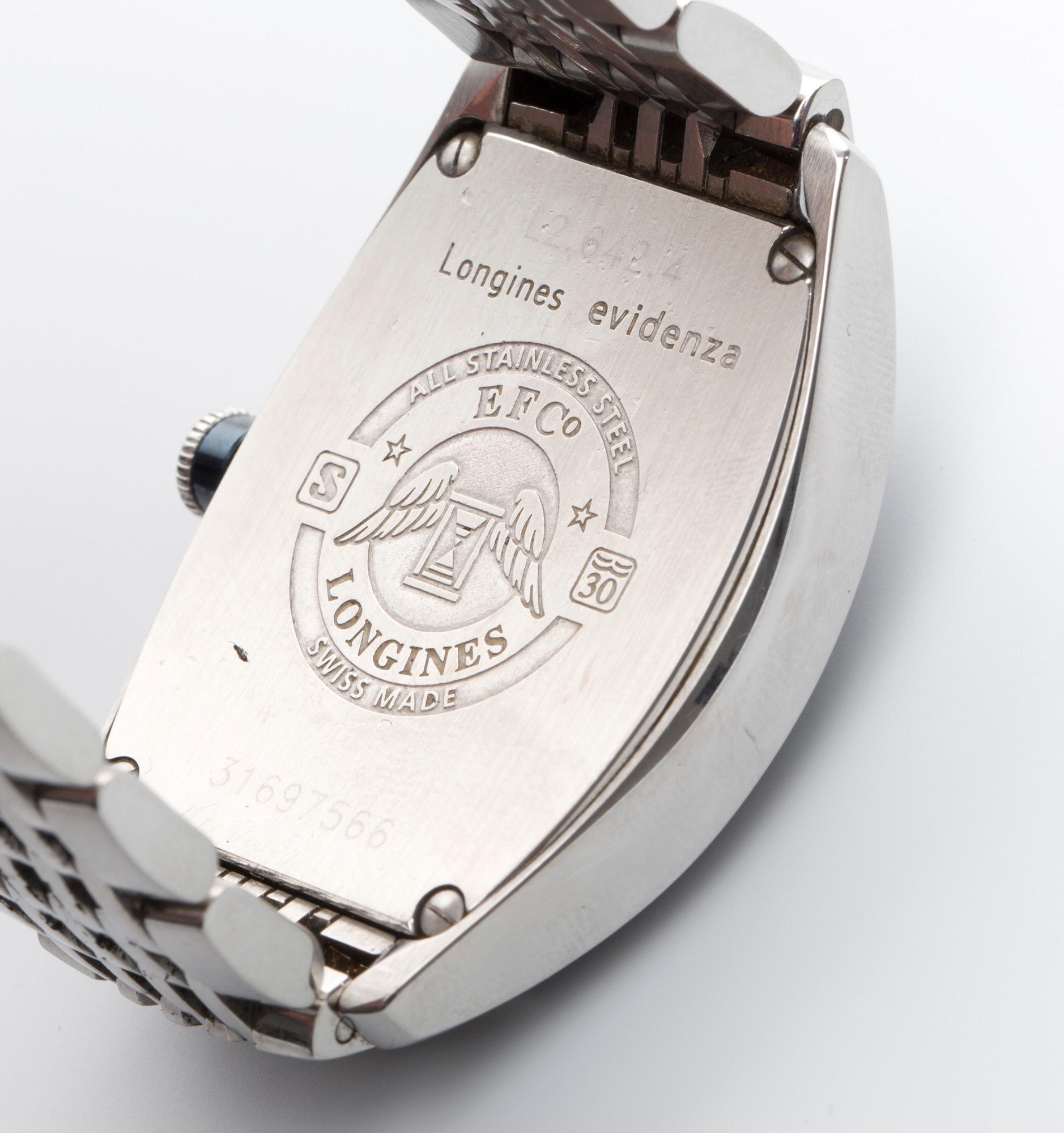 ARMBANDSUR, herr, stål, Longines Evidenza.