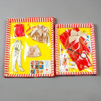 A lot of eleven fashion sets for Barbie and her friends, Mattel, 1960/70s.