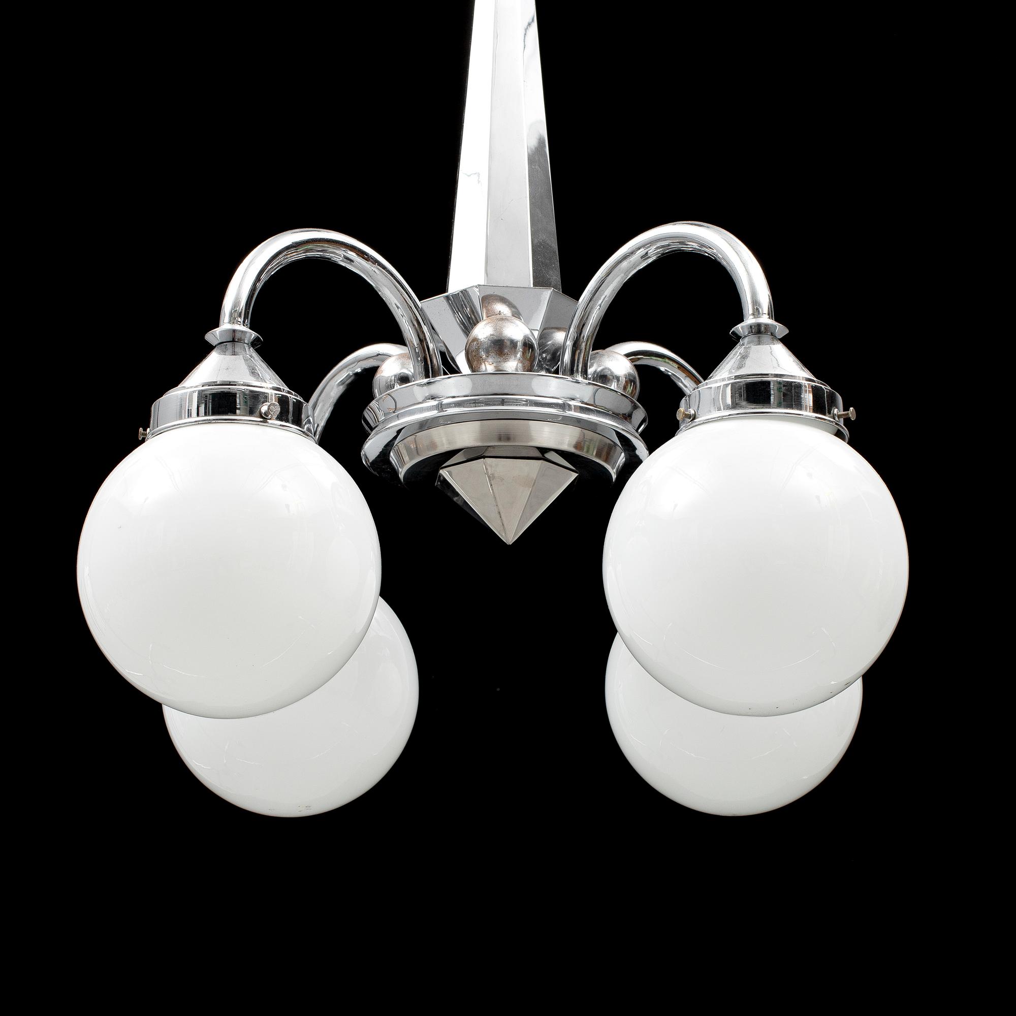 A 1930s ceiling light.