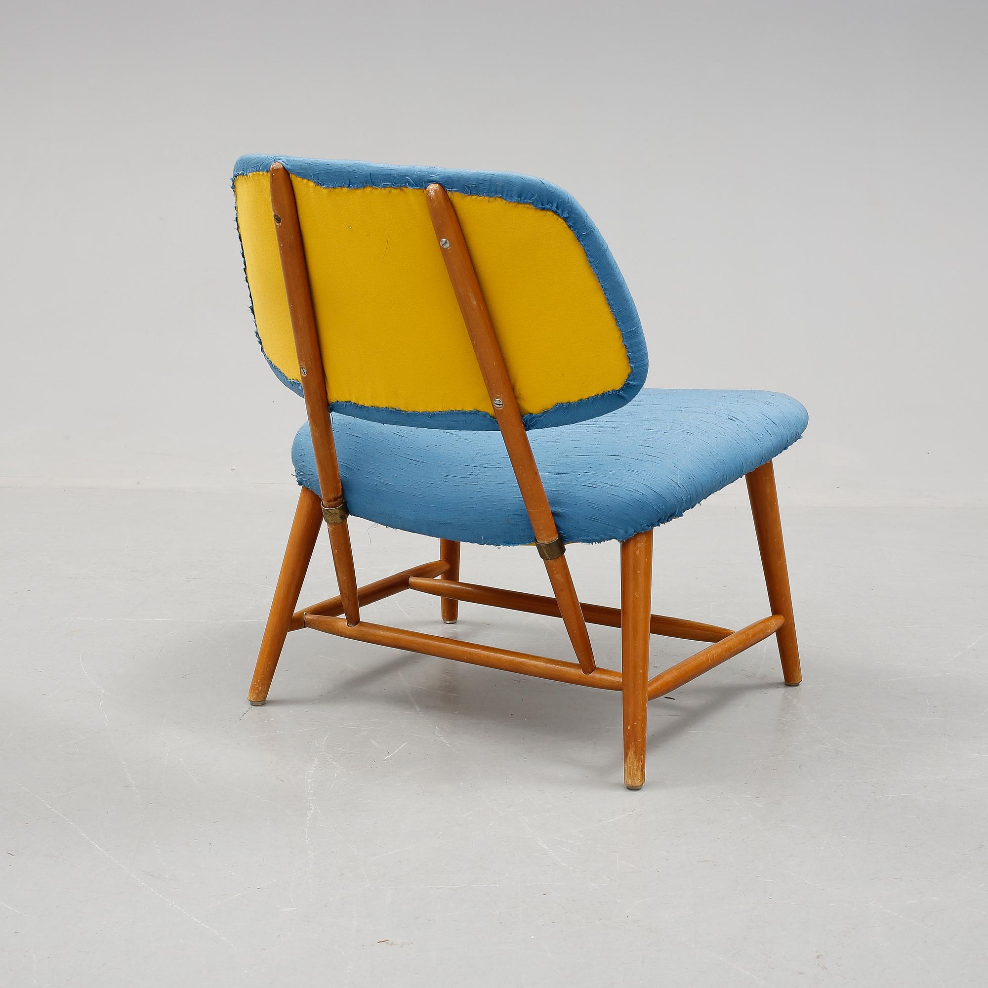 FÅTÖLJ, "Teve", Alf Svensson, Bra Bohag, Ljungs Industrier AB, 1950/60-tal.
