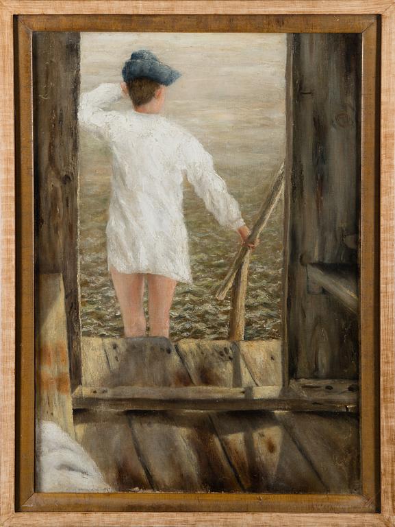 HUGO SIMBERG, AT THE BATHHOUSE (WOLTER SIMBERG).