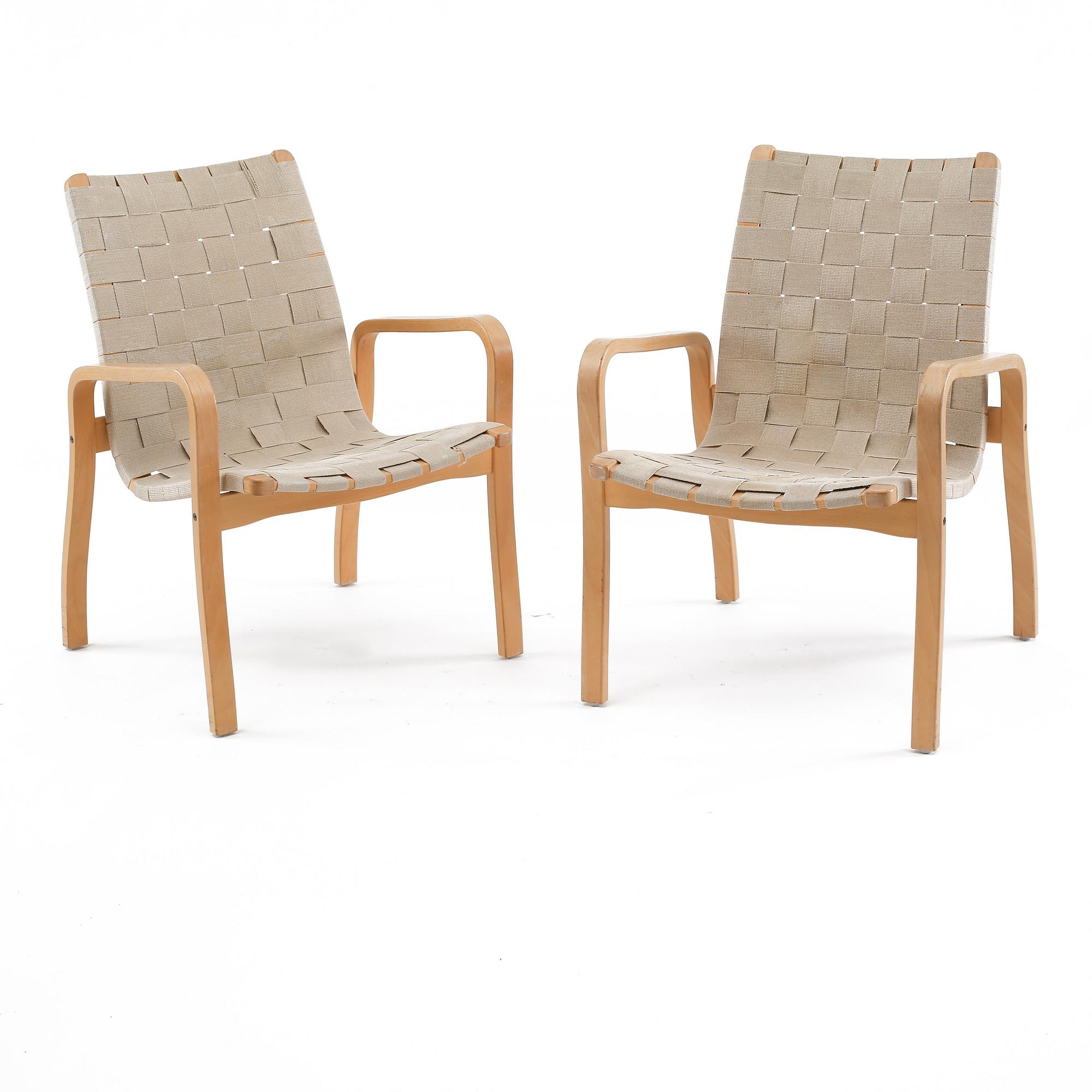 FÅTÖLJER, ett par, Yngve Ekström, Skandi-form, 1900-talets andra hälft.