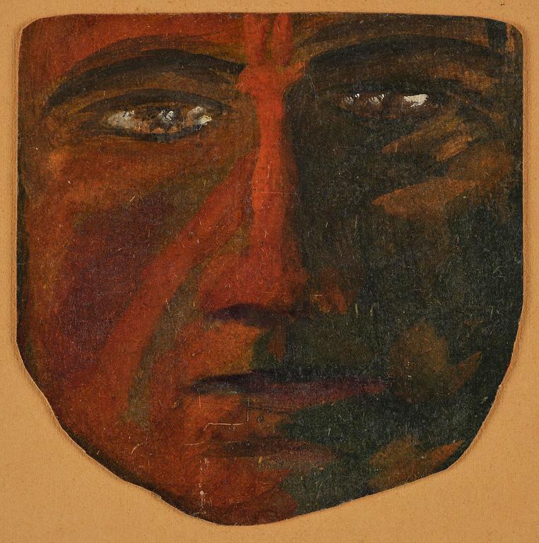 Adolf von Harbou, Self portrait.
