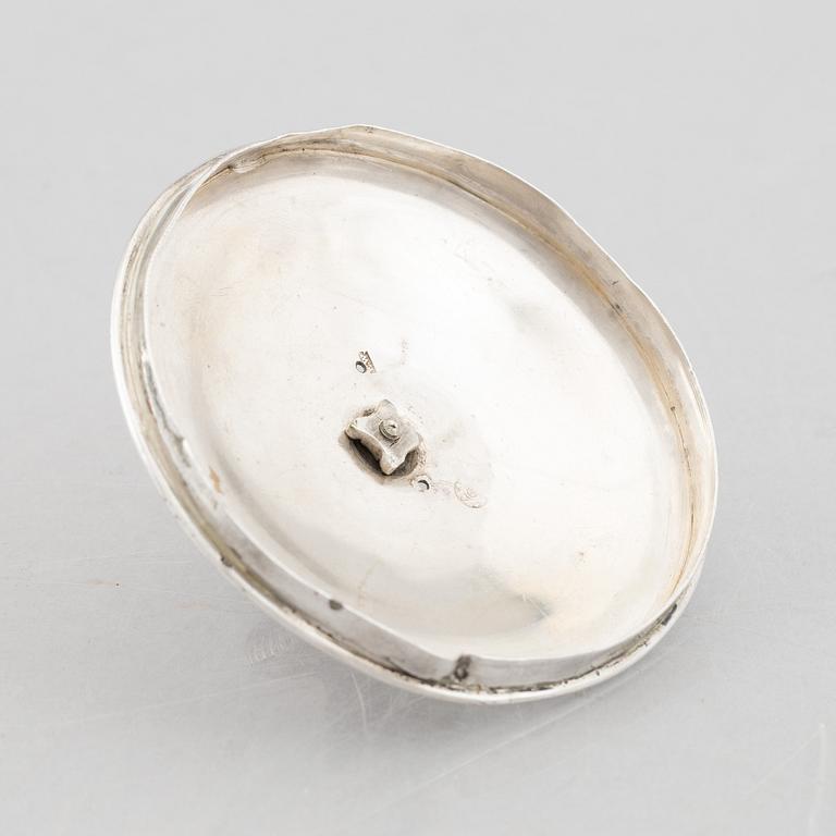 An Austrian Silver Teapot, Vienna 1830s.