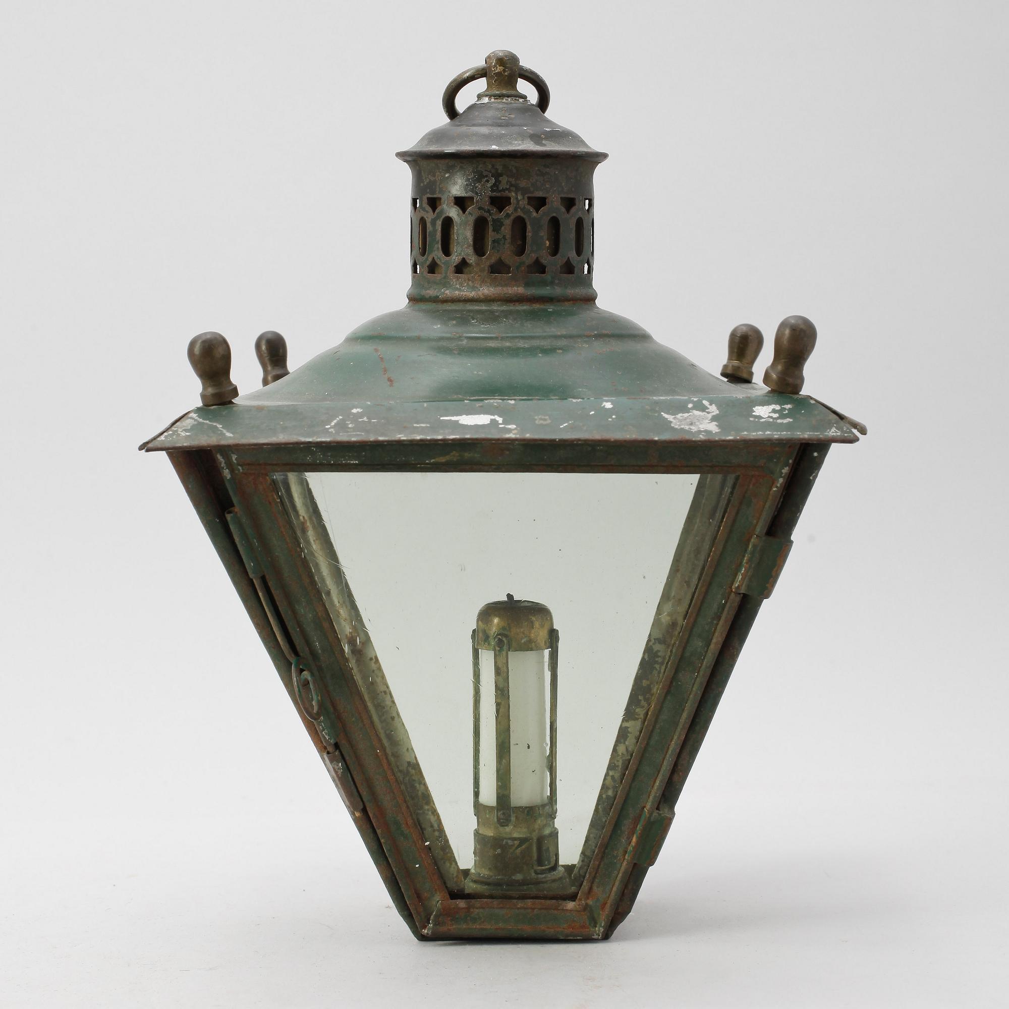 LYKTA, bemålad plåt, 1800-tal.