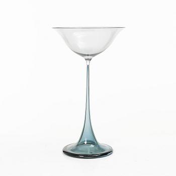 Nils Landberg, a tulip glass, Orrefors Expo, 1957.