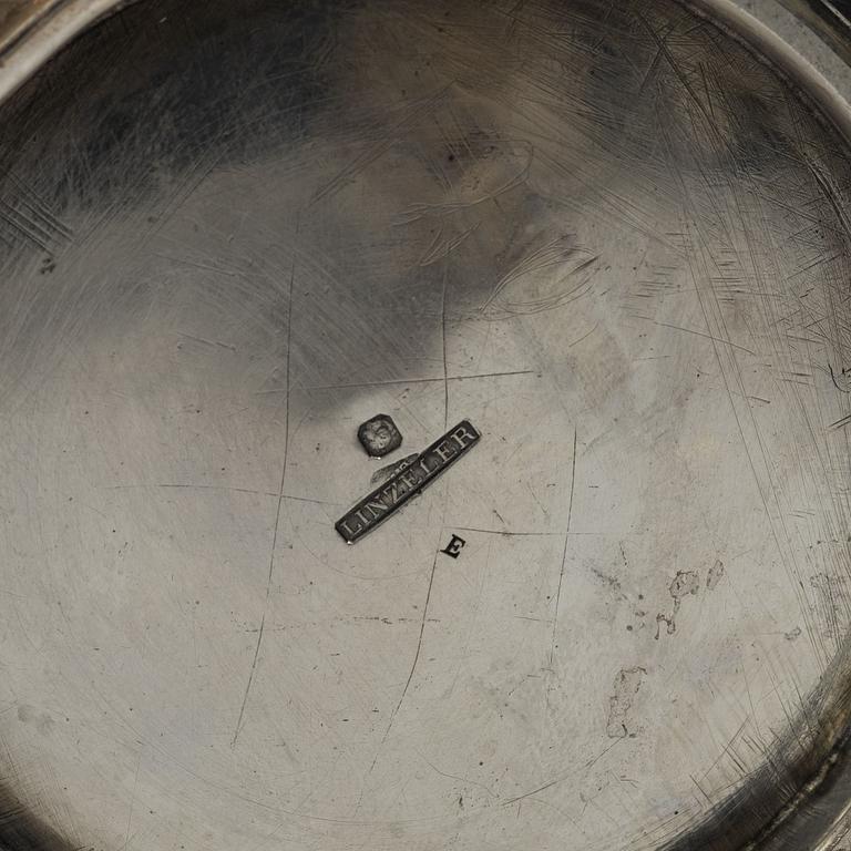 A French silver sugarbowl, mark of Linzeler, Paris, France, second half of the 19th Century.