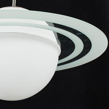 A "Saturnus-style" ceiling lamp, modern manufacturing.