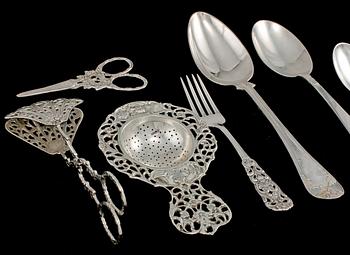 PARTI SILVER, 43 st, 1900-tal. Vikt 1000 g.