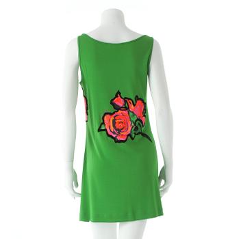 LOUIS VUITTON, two pairs of tank tops and a long sleeved top with roses decor by Stephen Sprouse, limited edition 2009.