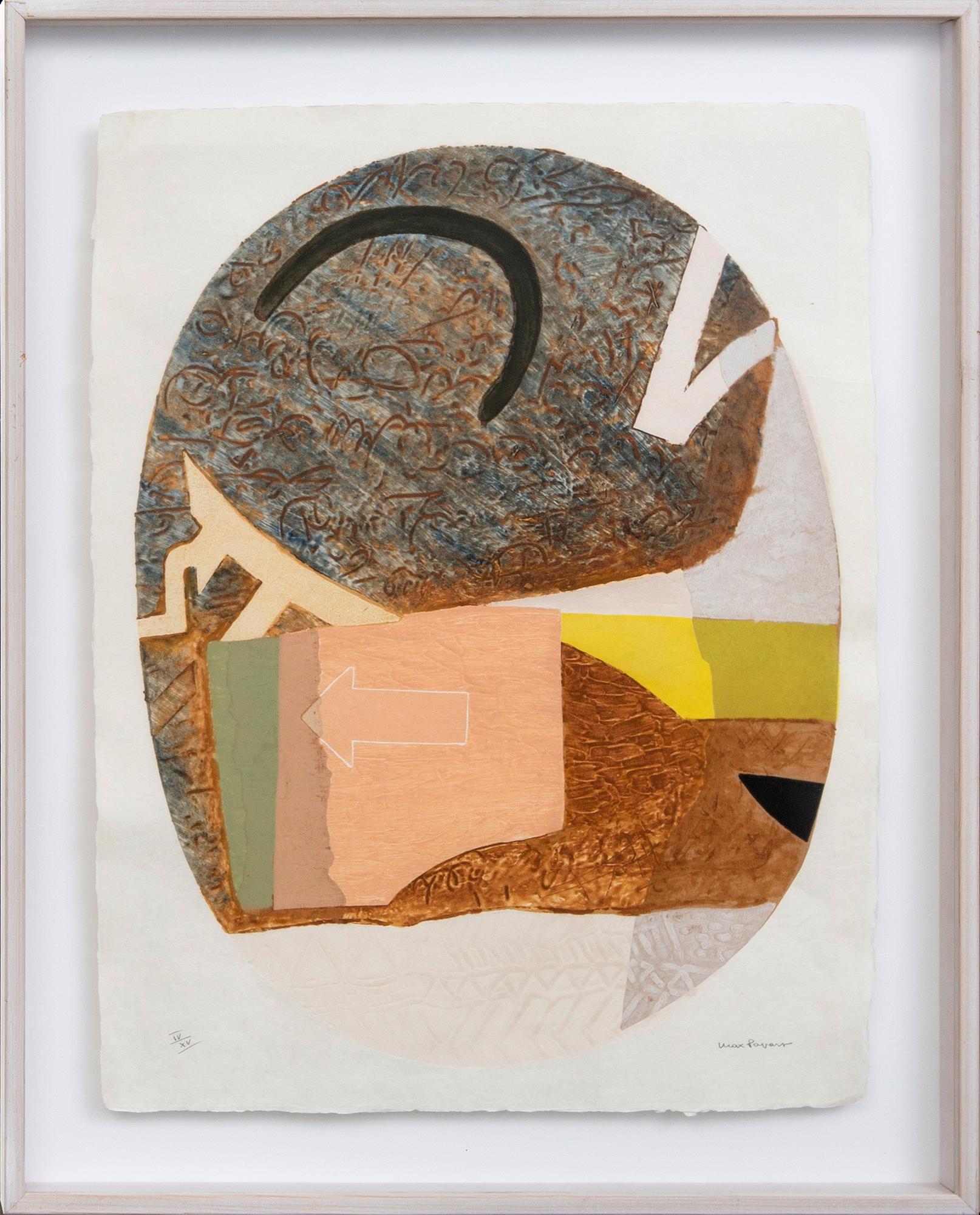 Max Papart, 2 pcs, carborundum etching, signed 1V / XV.